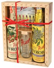 Kitl gift pack with a glass (Strawberry + Elderflower) 2x 500 ml