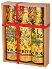 Kitl Syrob Gift box 3x 500 ml (Elderflower, Ginger and Mint)