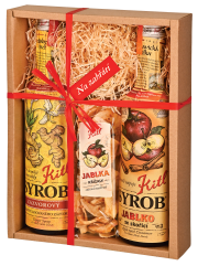 Kitl dárkové balení na zahřátí - 2x 500 ml (Jablko, Zázvor a křížaly)