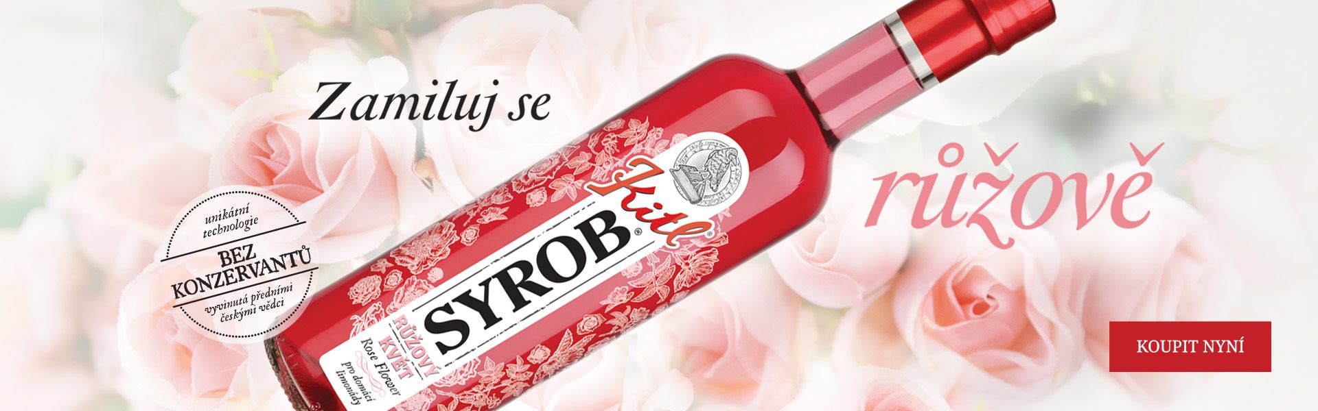 Limitovaná edice Kitl Syrob Růžový květ