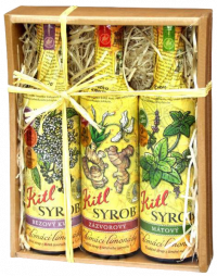 Kitl Syrob Gift box 3x 500 ml (Elderflower, Ginger and Mint)
