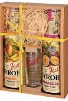 Kitl Dárkové balení Mámivé Mango + Maracuja se skleničkou (Mango + Maracuja) 2x 500 ml