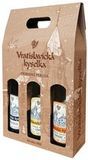 Zimní Vratislavická kyselka dárkové balení (Přírodní, Citron, Pomeranč) 3x 750 ml