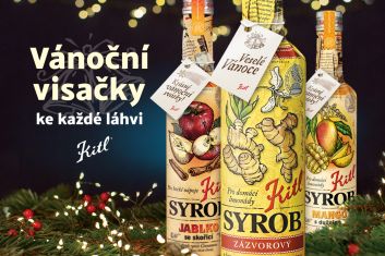 Vánoční visačky ke každé láhvi