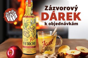 Zázvorový dárek k objednávkám, který zahřeje