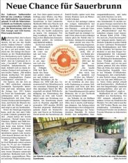Článek o Vratislavické kyselce v Reichenberger Zeitung