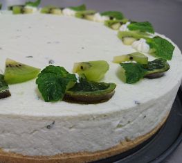 Recept na mátový cheesecake