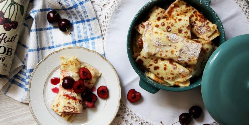 Sour Cherry pancakes from Kitl