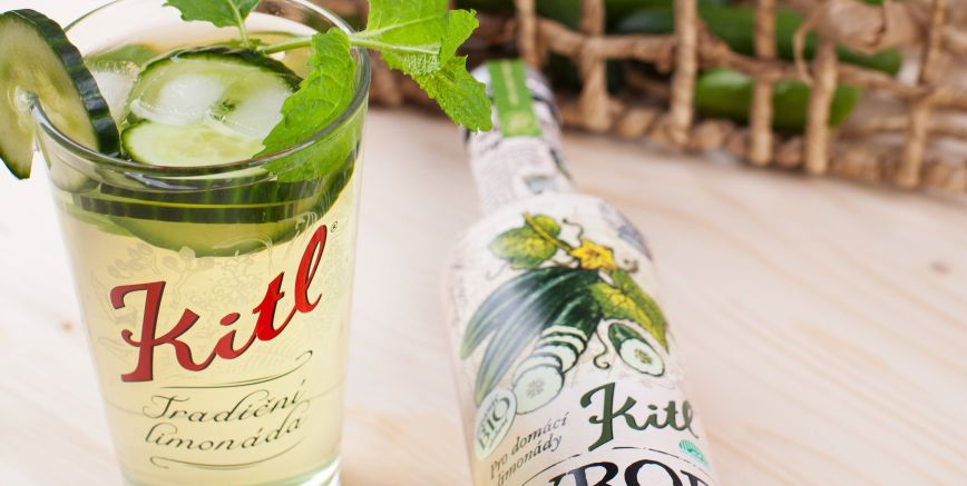 Kitl introduced Cucumber syrup in organic quality, the first in the Czech Republic