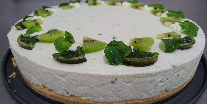 Mint Mojito cheesecake