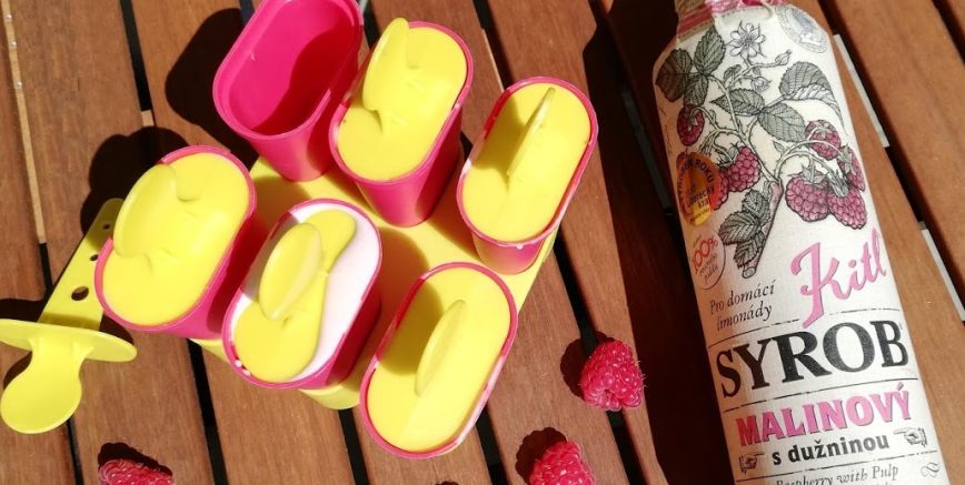 Raspberry popsicles Kitl