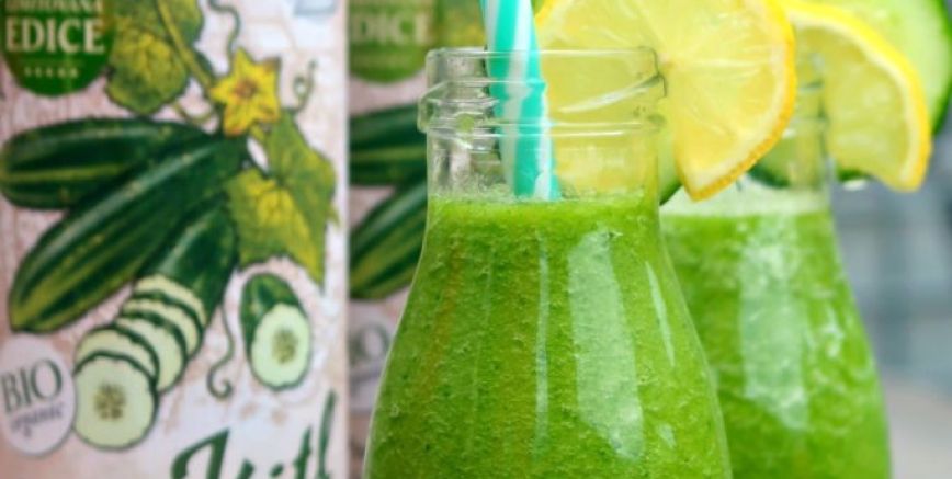 Green cucumber smoothie