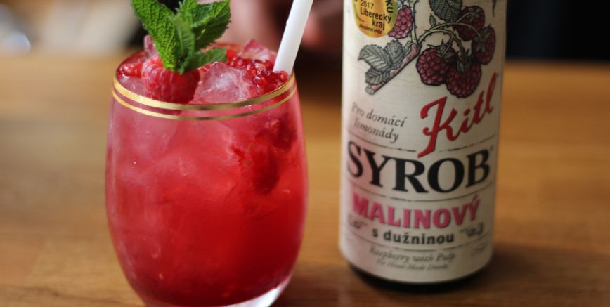 Raspberry cocktail Raipiroska