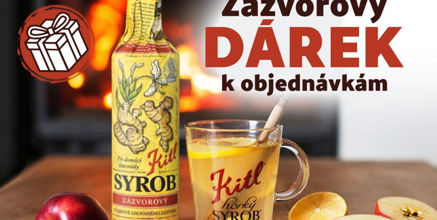 Zázvorový dárek k objednávkám, který zahřeje